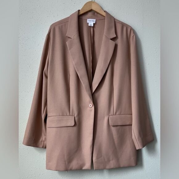 New Melrose and Market Women's Blush Tan Blazer Size L - Picture 1 of 7